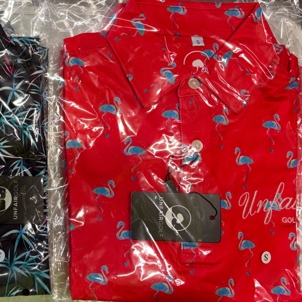 Golf Tropical Print Shirts